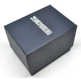 SKMEI 1705 Black PU Leather Analog Luxury Watch For Women - Chocolate & Black, 2 image