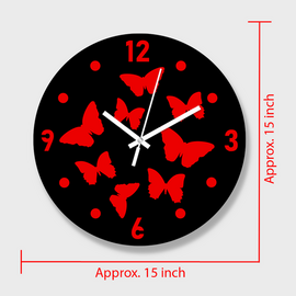 Valentine Thematic Wooden Board Wall Clock DCF-1035, 2 image