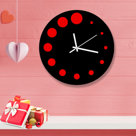 Valentine Thematic Wooden Board Wall Clock DCF-1039, 4 image
