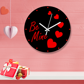 Valentine Thematic Wooden Board Wall Clock DCF-1034, 4 image