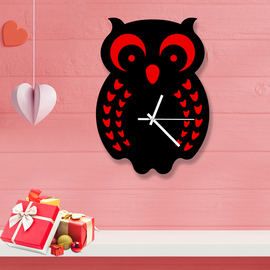 Valentine Thematic Wooden Board Wall Clock DCF-1038, 4 image