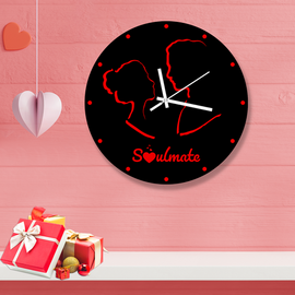Valentine Thematic Wooden Board Wall Clock DCF-1032, 4 image