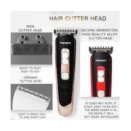 PRITECH PR-2144 Hair Clippers Rechargeable Barber Machine Hair Trimmer Razor, 2 image