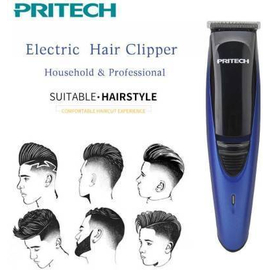 PRITECH Pr-2046 Home Use Professional Rechargeable Hair and Beard Multipurpose Clipper for men Runtime: 60 min Trimmer for Men  (Blue), 3 image