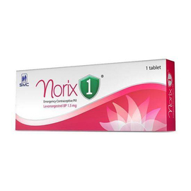SMC Norix-1 Emergency Contraceptive Pill - 1 Tablet (1 Disp= 10 Cycle)