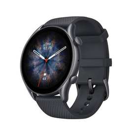 Amazfit GTR 3 Pro Smart Watch with Classic Navigation Crown, B.Phone Call, BioTracker 3.0 & alexa - Infinite Black