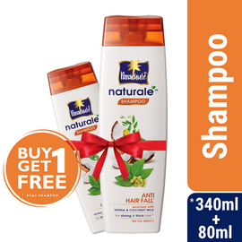 Parachute Naturale Shampoo Anti Hair Fall 340ml (80ml Shampoo Free)