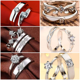 Beautiful Couple Ring /Love Promise Couple Finger Ring