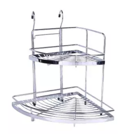 Stainless Steel Double Corner Rack