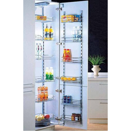 Large Six Layer Tall Unit (Left/Right) with Stainless Steel Wire Baskets, 2 image