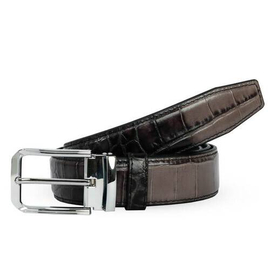 Croco Print Leather Belt SB-B65, 2 image