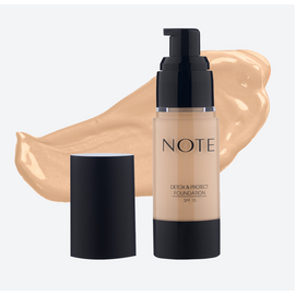 Note Detox and Protect Foundation 03 Pump, Shade: Medium Beige