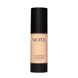 Note Detox and Protect Foundation 05 Pump, Shade: Dark Honey, 3 image