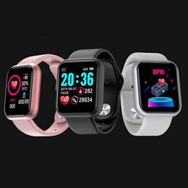 Smart Watch Y68 Waterproof Heart Rate Tracker-Fitness Wristband for IOS Android, 3 image