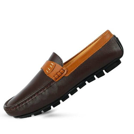 Dark Brown Exclusive Loafers Men's SB-S176, Size: 39, 2 image