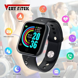 Smart Watch Y68 Waterproof Heart Rate Tracker-Fitness Wristband for IOS Android, 2 image