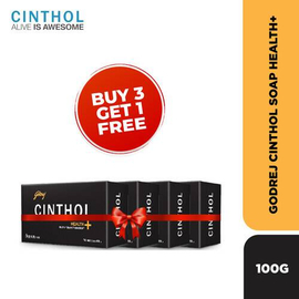 Godrej Cinthol Health + Germ Protection Insta Deo Soap 100 gm (Buy 3 Get 1 Free)