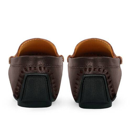 Dark Brown Exclusive Loafers Men's SB-S176, Size: 39, 5 image