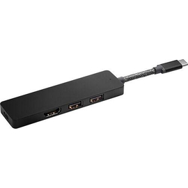 HP Elite USB-C Hub with 90W USB-C Port and Charging with USB-A HDMI Ports, (4WX89AA)