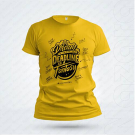 Fashionable Cotton Short Sleeve T-Shirt For Men, Color: Yellow, Size: M