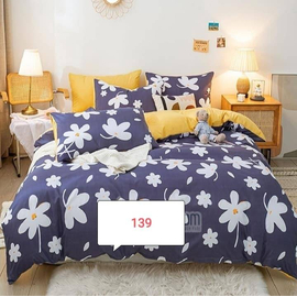 Floral Print Cotton Bed Cover