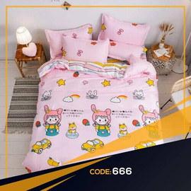 Cotton Candy Cotton Bed Cover