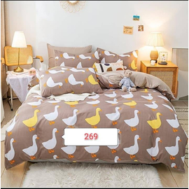 Bedsheet with Duck Cotton Bed Cover