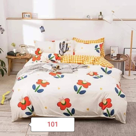 Butterfly Flower Cotton Bed Cover