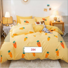 Carrot Bed Sheet Cotton Bed Cover