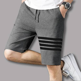 Trendy Short Pant For Men-Gray, Size: 30