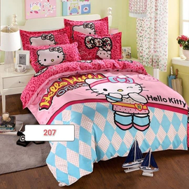 Hello kitty Cotton Bed Cover