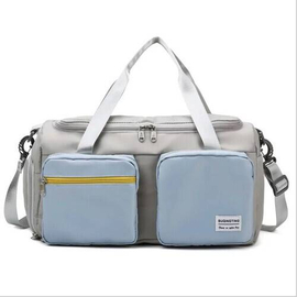 Two Tone Waterproof Training Bag (Sky Blue)
