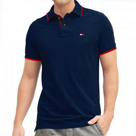 Tommy  Navy Blue Polo T-Shirt