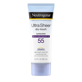 Neutrogena Ultra Sheer Dry-Touch Sunscreen, Broad Spectrum Spf 55 Uva/Uvb Protection, Oxybenzone-Free 88ml
