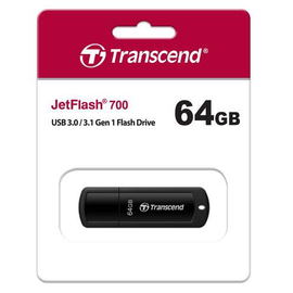Transcend JetFlash 700 64GB USB 3.1 Black Pendrive