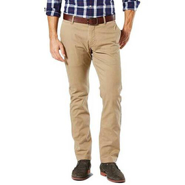 NZ-3098Slim-Fit Chino Gabardine Pants - Khaki, Size: 30
