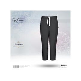 Women Premium Trouser- Charcoal