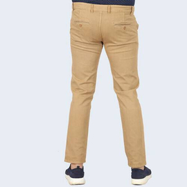NZ-3104Slim-Fit Chino Gabardine Pants - Khaki, Size: 30, 2 image
