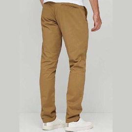NZ-3107Slim-Fit Chino Gabardine Pants - Khaki, Size: 30, 2 image