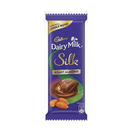 Cadbury Dairy Milk Silk Whole Nuts Roast & Almond 143g