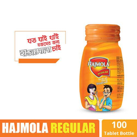 Dabur Hajmola Regular 100 Tablets Bottle