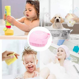 2 in 1 Silicone Bath Body Brush with Shampoo Dispenser, 5 image