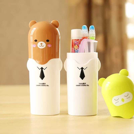 Cute Cartoon Toothbrushes Holder, 2 image