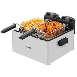 Saachi Double Deep Fryer NL-DF-4758. 6L