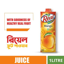 Dabur Real Fruit Power Mango Juice (Buy 1 Get 1 Free) 1 L