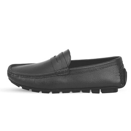 Black Driver Club Leather Loafer Men's SB-S125, Size: 39, 3 image