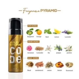 Wild Stone Code Gold Body Perfume 120ml, 2 image