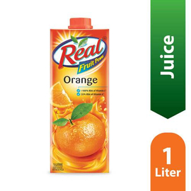 Dabur Real Fruit Power Orange Juice (Buy 1 Get 1 Free) 1 L