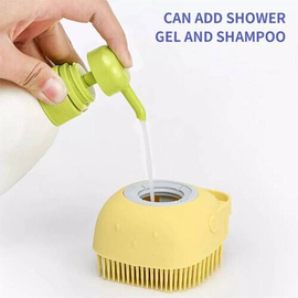 2 in 1 Silicone Bath Body Brush with Shampoo Dispenser, 4 image