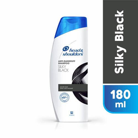 Head & Shoulders Silky Black Anti Dandruff Shampoo for Women & Men 180ML